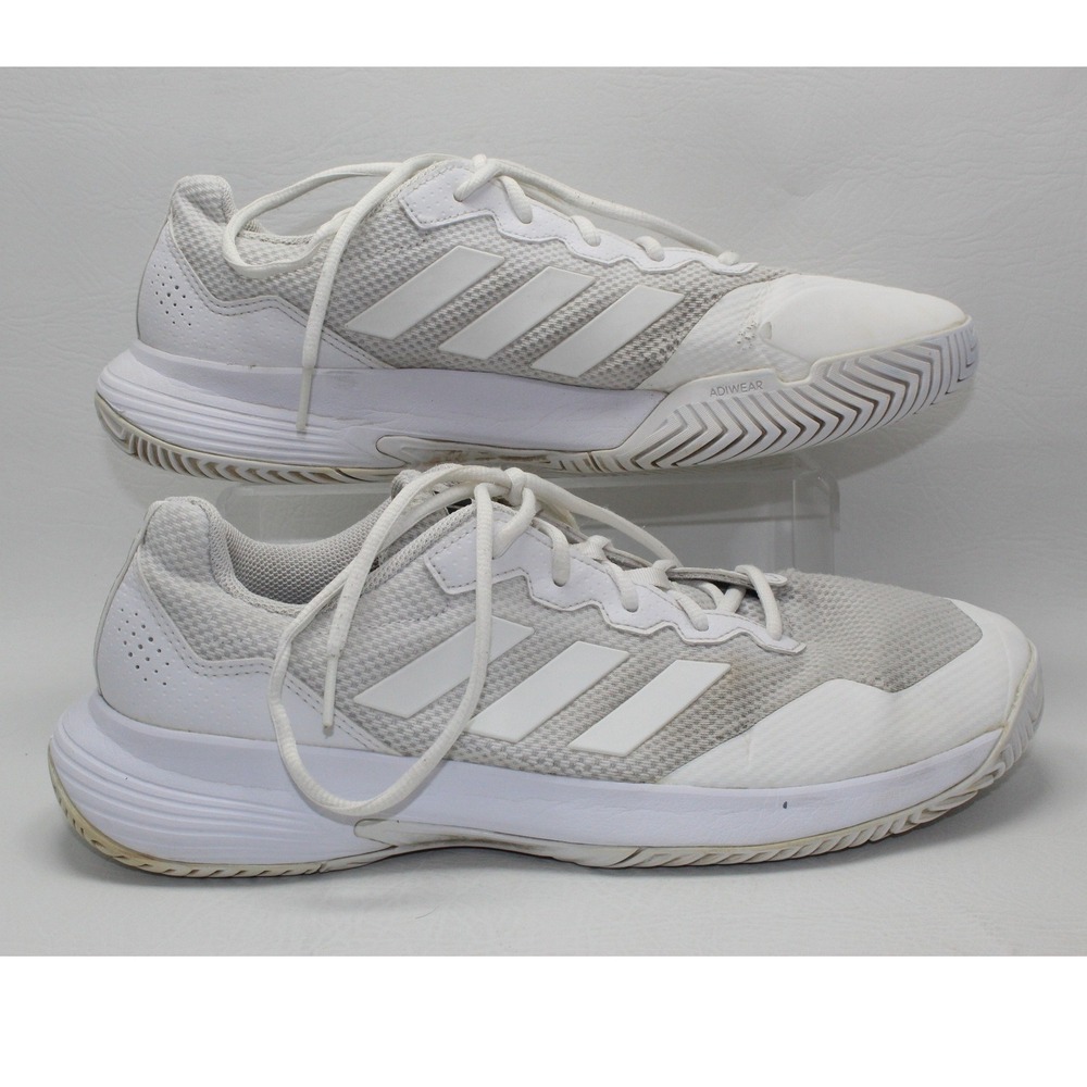 Adidas GameCourt 2 Mens Tennis Shoes White Grey IG9568 Size 11